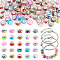 DIY European Bracelete Making Kits, Stainless Steel Color, 182mm
