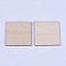 Wood Cabochons, Square, BurlyWood, 50x50x2.5mm, 50pcs/bag