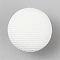 1-Hole Cloth Buttons, with Aluminum Findings, Flat Round, White, 12.5x8mm, Hole: 2mm