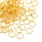Brass Jump Rings, Golden, 8x0.7mm, about 6.6mm inner diameter