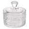 1Pc Glass Candy Jar with Lid, Clear, 67.5x73mm