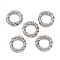 304 Stainless Steel Linking Rings, Quick Link Connectors, Twisted Ring, Stainless Steel Color, 10x3mm, Inner Diameter: 6mm