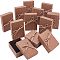 Cardboard Jewelry Box, Rectangle, BurlyWood, 9x7x2.8mm