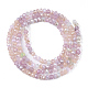 Electroplate Glass Beads Strands EGLA-S192-001A-B02-2