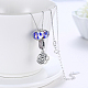 925 Sterling Silver Pendant Necklaces NJEW-BB18229-6