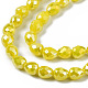 Opaque Glass Beads Strands EGLA-T008-16L-3