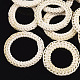 Reed caña hecha a mano / anillos de unión de ratán tejidos WOVE-T005-25-1