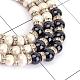 Perle Perlen dreistufiges Halsketten NJEW-Q292-01-4