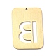 Placage ionique (ip) 304 pendentifs en acier inoxydable STAS-K216-49B-G-3