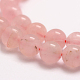 Chapelets de perles en quartz rose naturel X-G-E380-056-6mm-3