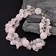 Bracelets roses quartz BJEW-JB02290-01-1