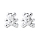 Placage électrolytique de perles acryliques opaques&nbsp;PACR-D288-05S-1