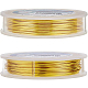 Benecreat 2 rotoli di filo a bobina in argento / oro resistente all'appannamento gauge 18 CWIR-BC0002-04-3