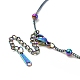 Ионное покрытие (ip) 304 ожерелье-цепочка из нержавеющей стали для мужчин и женщин NJEW-E076-01M-3