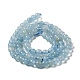Natürliche blaue Calcit Perlen Stränge G-F756-A02-01-3