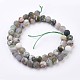 Natural Tree Agate Bead Strands G-J376-11F-8mm-2