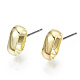 Iron Stud Earrings EJEW-N046-009-RS-1