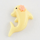 Scrapbook Embellishments Flatback Cute Dolphin Plastic Resin Cabochons CRES-Q130-04-1