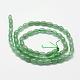 Natürlichen grünen Aventurin Perlen Stränge G-N0175-01A-4x6mm-2