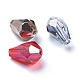 Perlas de vidrio checas galvanizadas GLAA-O018-33-3