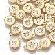 Brass Micro Pave Cubic Zirconia Charms X-KK-S354-064-NF-1