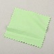 Tissu de daim tissu de polissage carré argent AJEW-G004-03-2