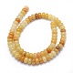 Chapelets de perles jaunes en aventurine naturelle G-E507-03A-2