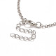 Сердце расширяющееся фото медальон кулон ожерелье для женщин мужчин NJEW-SZ0001-40B-4