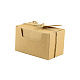 Boîte cadeau en papier kraft X-CON-WH0022-04-1