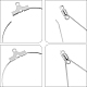 Kits de boucles d'oreilles bricolage DIY-CJ0001-73-5
