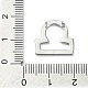 Pendentifs de placage en laiton KK-Q810-04A-P-3