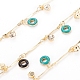 Handgefertigte Perlenketten aus Messing CHC-D026-01G-2