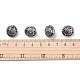 Piatto tondo perle d'epoca acrilici PACR-S206-10AS-4