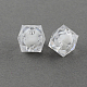 Perles en acrylique transparente X-TACR-S112-14mm-01-1