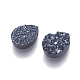 Perlas de resina de piedras preciosas druzy imitación RESI-L026-C01-1