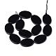 Chapelets de perles en pierre noire synthétique G-Q949-006-2