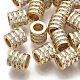 Brass Micro Pave Cubic Zirconia European Beads X-KK-S354-208-NF-1