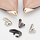 NBEADS 6 Pcs 3 Colors Metal Shoes Pointed Protector FIND-NB0003-32-5
