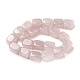 Chapelets de perles en quartz rose naturel G-I194-17-3