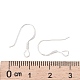 Crochets d'oreilles en 925 argent sterling STER-G011-09-3