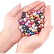 Perles rondes en verre teinté écologique HY-PH0011-01-10mm-3