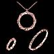 Tin Alloy Jewelry Sets SJEW-BB18043-8-2