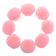 Chgcraft 8pcs cajas de collar de concha de terciopelo joyería rosa colgante caja de regalo pendientes caja de almacenamiento de exhibición para boda navidad acción de gracias regalos de cumpleaños VBOX-CA0001-001-2