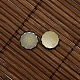 9.5~10mm Clear Domed Glass Cabochon Cover for Flat Round DIY Photo Brass Cabochon Making DIY-X0103-AB-NR-4