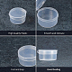 Benecreat 30 упаковка 7 мл / 0.23 унции круглые прозрачные пластиковые контейнеры для хранения шариков коробка с откидными крышками для предметов CON-BC0004-18-5