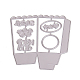 Stampi per stampi in acciaio al carbonio con telaio in scatola di pop corn DIY-F036-30-5