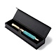 Bolígrafos de latón de cuarzo natural teñido AJEW-M209-04G-4
