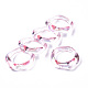 透明樹脂指輪  ABカラーメッキ  ミスティローズ  usサイズ6 3/4(17.1mm) X-RJEW-T013-001-E03-1