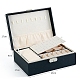 Cajas de almacenamiento de joyas de imitación de cuero PW-WG52370-04-2