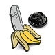 Banana Alloy Enamel Pin Broochs AJEW-Z023-11EB-2